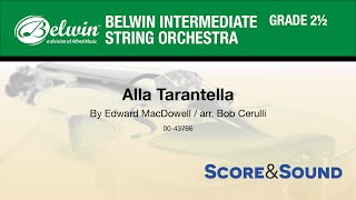 Alla Tarantella arr Bob Cerulli  Score amp Sound [upl. by Lindi]