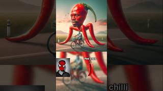 Fruits and vegetables man🌶️🍌🧔💯😱 shorts fruits vegetables man ytshorts [upl. by Amehsyt968]