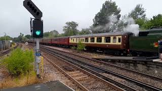 Clan Line arrives at Brockenhurst July 24 [upl. by Mattson780]