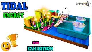 ELECTRICITY GENERATION FROM TIDAL WAVES  WORKING MODEL OF TIDAL ENERGY  PROJECT SOLUTION [upl. by Glenda]