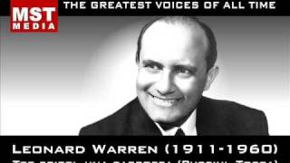 100 Greatest Singers LEONARD WARREN [upl. by Kristoforo]