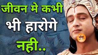 जीवन मे कभी भी हारोगे नही  Krishna Gyan  Motivational Speech  Motivation [upl. by Yortal626]