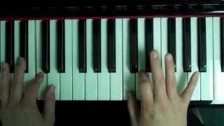 B Flat Major Scale on Piano [upl. by Nywde467]