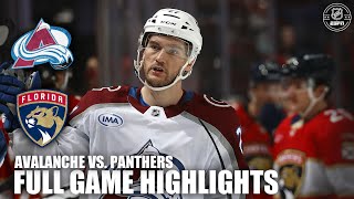 Colorado Avalanche vs Florida Panthers  Full Game Highlights  ESPN NHL [upl. by Darrej]