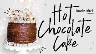 HOT CHOCOLATE CAKE  baking with meghan ∙ BAKEMAS [upl. by Chesna]