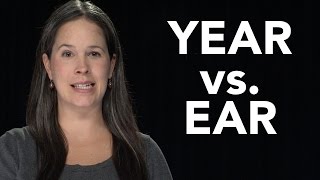 YEAR vs EAR  American English Pronunciation EAR vs HEAR [upl. by Lissner451]