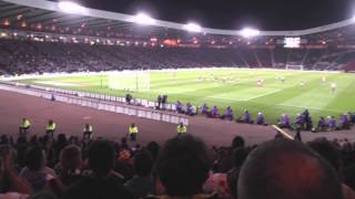 Hrvatski navijaci u Glasgowu Skotska vs Hrvatska  Hampden Park  Glasgow  151013 [upl. by Giustino]