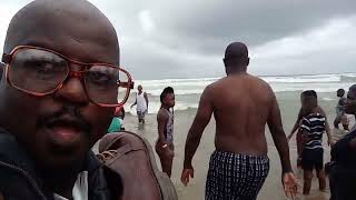 Durban beach New years day2024 [upl. by Emmett629]