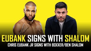 CHRIS EUBANK JR SIGNS WITH BEN SHALOM [upl. by Sirovart]