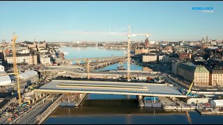 An Innovative Solution for a Special Bridge  The Stockholm Slussen Project [upl. by Cavuoto]