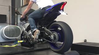 R1 2016 AKRAPOVIC FULL PASSAGE AU BANC [upl. by Simonette]