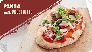 Trendig Pinsa mit Prosciutto [upl. by Ecidnarb]