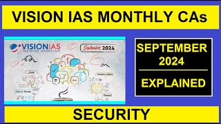 vision ias monthly current affairs  september 2024  security [upl. by Gallager140]