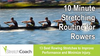 Rowing Stretches Rowing Stretching Routine Best Flexibility Program for Rowers [upl. by Marcus263]