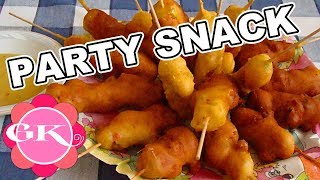 Partywürstchen  Fingerfood frittiert  Frittierte Snacks [upl. by Nossyla]