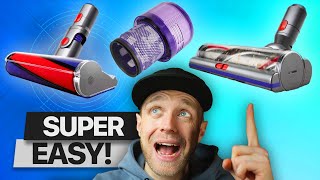 Dyson v10v11v15 Filter Bodendüse amp Behälter KORREKT reinigen [upl. by Onirefes]