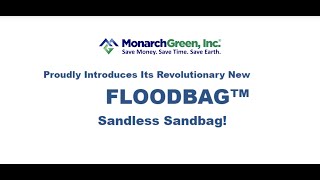 FLOODBAG™ SANDLESS SANDBAG VIDEO [upl. by Gretel]