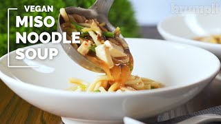 Vegan Miso Noodle Soup [upl. by Carrnan]