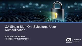 CA Single SignOn OIDC Provider  Salesforce User Authentication [upl. by Athelstan]