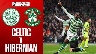 Celtic 42 Hibernian  Goals from Rogic amp Ntcham See Celtic Past Hibs  Ladbrokes Premiership [upl. by Assillam556]