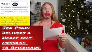 Jen Psaki Delivers a Heart felt message to Americans  JP SEAR Parody Reaction [upl. by Nolyak833]