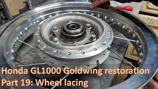 Honda GL1000 Goldwing restoration Part 19 [upl. by Oemac]