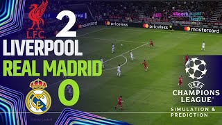 LIVERPOOL 20 REAL MADRID • Highlights • Champions League 2425  SimulationRecreation [upl. by Drareg981]