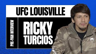 Ricky Turcios full UFC Louisville prefight media day interview [upl. by Ahsenal]