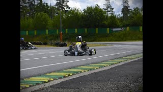 Rotax Senior session lap times Emma POV Järfälla Gokart 20220708 [upl. by Legnaleugim]