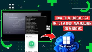 How To Jailbreak PS4 Up To FW 1100  New GoldHEN  On Windows [upl. by Armat]