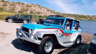 Carver 13 AdventuresRide in a jeep Watercar that drives in lake with Bill in his 2017 Panther [upl. by Trilly171]