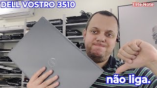 DELL VOSTRO 15 3510 LED PISCANDO DANDO CODIGO DE ERRO 1 LARANJA E 5 BRANCO ERRO DE SIO [upl. by Nyrmac]