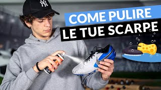 4 SEMPLICI PASSI PER LAVARE LE TUE SCARPE DA CALCIO COME UN PROFESSIONISTA [upl. by Hanima428]