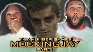 PEETATHE HUNGER GAMES MOCKINGJAY  PART 1  MOVIE REACTION [upl. by Grissel]