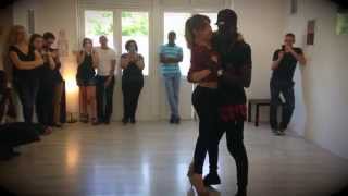 A² Kizomba  Amadou amp Alys  KizPratica Agen  Dj Low I See Fire 2015 [upl. by Gervais35]