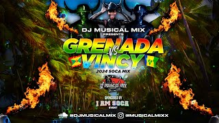 GRENADA🇬🇩 VS VINCY🇻🇨 2024 Soca Powered By I Am Soca Event Mixed By Dj Musical Mix [upl. by Cioban]