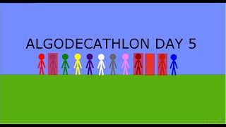 Algodecathlon Day 5 Season 1 [upl. by Dwaine]