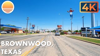 Brownwood Texas Drive With Me on an UltraHD 4K Real Time Driving Tour of a Texas Town [upl. by Vrablik]