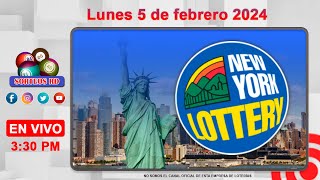 New York Lottery en vivo │Lunes 5 de febrero 2024  330 PM [upl. by Lashar]