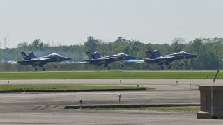 Blue Angels New Orleans Airshow 2024 [upl. by Eimirej425]