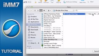 Import Other Mind Maps  iMindMap 7 [upl. by Fredericka]