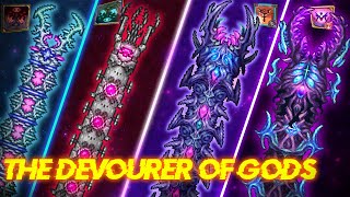 The Evolution of Devourer of Gods 2016  2024  Terraria Calamity Mod Evolution [upl. by Alisia876]