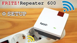 FRITZ Repeater 600 WiFi extender • Unboxing installation configuration and test [upl. by Nakhsa]