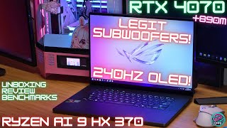 ASUS Zephyrus G16 This OLED Laptop Will ROCK You Like a Hurricane RTX 4070  Ryzen AI 9 HX 370 [upl. by Dominga]