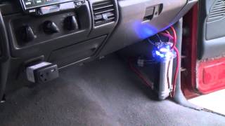 1993 F150 Sound System 4 Amps 2 Farad Capacitor 5 Subwoofers MEGA ProBox Pyle PLD7MU [upl. by Natasha]