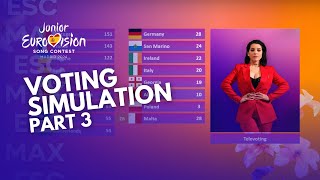 Junior Eurovision 2024  Voting Simulation  PART 33 [upl. by Eniamat]