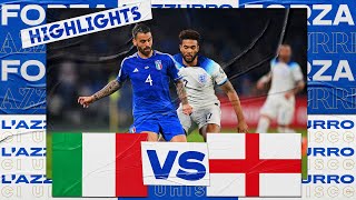 Highlights ItaliaInghilterra 12  Qualificazioni EURO 2024 [upl. by Pucida]