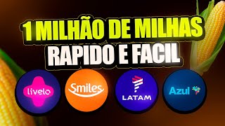 Como Acumular 1 MILHÃO DE MILHAS Rápido e Fácil PASSO A PASSO [upl. by Clemence845]