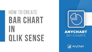 How to Create Bar Chart in Qlik Sense Using AnyChart Extension Adding Measures and Dimensions [upl. by Alix]