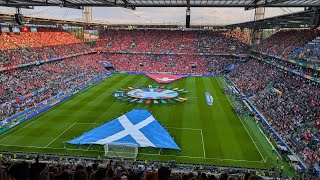 PASSIONATE Rendition of FLOWER OF SCOTLAND  Scotland vs Switzerland  UEFA Euro 2024 in COLOGNE [upl. by Eolande486]